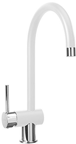 Telma Delta NEWMIX20-BIANCO Miscelatore per Cucina, 34x18x5 cm, Bianco Latte