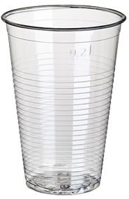 Trinkbecher, PS 0,2 l Ø 7,03 cm 9,9 cm klar. EinwegTrinkbecher, PS. Menge: 3000 St