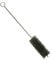 Kamino - Flam – Cepillo deshollinador para limpiar estufas, hornos de leña, chimeneas, tubos de chimeneas, Cepillo de limpieza para chimenea – acero – plata, 31 cm, Ø 4 cm