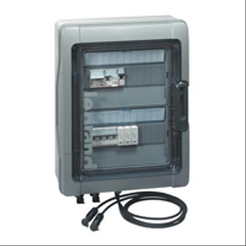 Legrand 414001 Coffret Plexo³ Photovoltaïque IP65, Pré-équipée et Pré-câblé 3kWc DC + AC pour 1 ou 2 Chaînes, 2 Rangées de 12 Modules