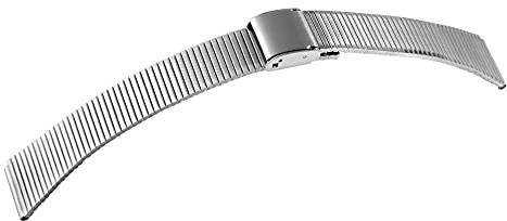 LEONARDO VERRELLI - Uhrenarmband Ersatz Gliederarmband Edelstahl Breite 10-20 mm Faltschließe 8100119-180