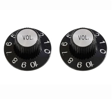 Allparts PK-3244-023 Witch Hat Volume Knobs - Black