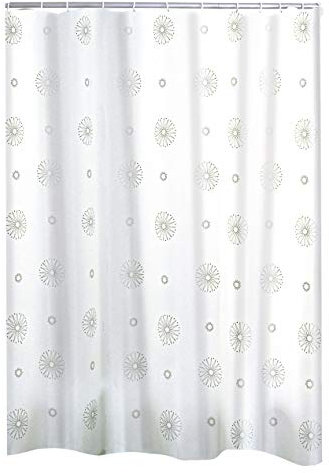 RIDDER Duschvorhang Textil Cosmos grau 180x200 cm
