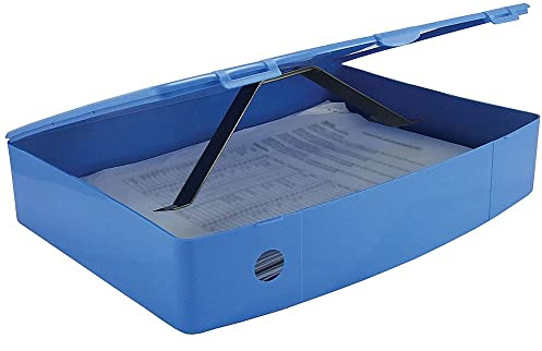 Q-Connect Foolscap Polypropylene Box File - Blue