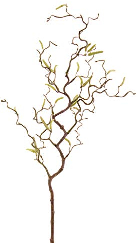 artplants.de Branche de noisetier Artificielle avec 20 Chatons, 65cm - Branche décorative