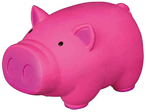 Trixie Latexschwein mit Tiergeräusch, 11 cm, 4 Stück