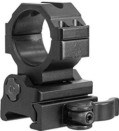 UTG Unisex Tg 30 mm flip to-side, picatinny/væver Qd ringbeslag Lampenhalterung, Schwarz, Einheitsgröße EU