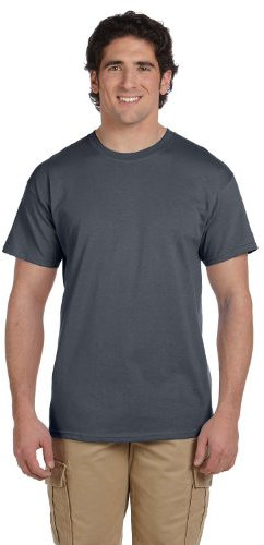 Gildan Men's G2000 Ultra Cotton Adult T-Shirt, Opaque, Dark Heather, Large