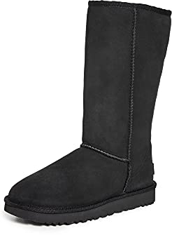 UGG Classic Tall II Stivali Classici, Donna, Nero, 36 EU