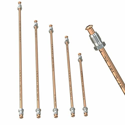 AUPROTEC Bremsleitung Ø 4,75 mm Kupfer/Kunifer mit ABE einbaufertig Bördel (F) 150mm - 3050mm Auswahl: (Länge 2750 mm Bördel F Standard)