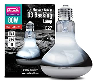 Ardacia SMA80E27 D3 Basking Lamp, 80 W
