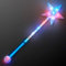 FlashingBlinkyLights Baguette magique à LED pour enfants avec base boule de cristal projetant la lumière bleue