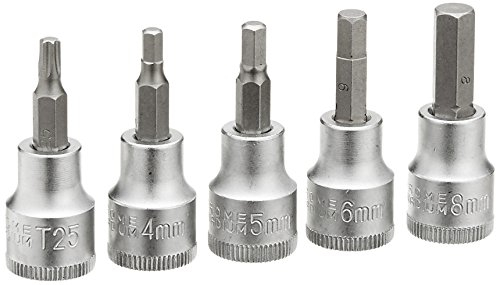 XLC Bitset für Drehmomentschlü, Silber, 5 x 5 x 3 cm