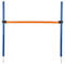 TRIXIE Hunde Agility Hürde – Agility-Ausrüstung für Hunde mit höhenverstellbarer Querstange, Trainingsausrüstung für Hunde ideal für Anfänger & Fortgeschrittene 123 x 115 cm - 3270
