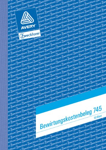 Avery Zweckform 745-3 Bewirtungskostbeleg A5 50 Blatt 3er Pack