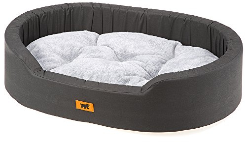 Ferplast Hundebett Hundekissen Hundekorb Hundesofa für kleine Hunde, Katzenbett, 55 x 41 x 15 cm Waschbar