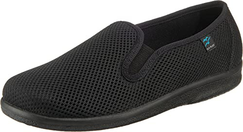 Fly Flot 240042-01 schwarz Herren Hausschuh Textil schwarz schwarz