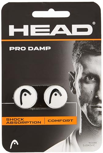 HEAD Schlägerzubehör Pro Damp 2er Tennissaite, White, 1size