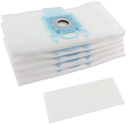 SPARES2GO Cloth Bags for Bosch BSG6 BSG7 BSGL3126GB GL30 Vacuum (Pack of 5 + Filter)