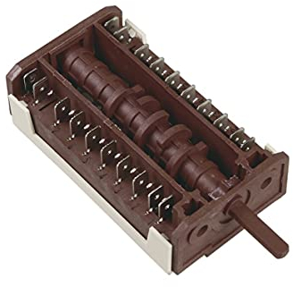 Electrolux AEG 357064601 3570646012 ORIGINAL Schalter Wahlschalter 20x6,3mmAMP 6+0 Backofen Herd Ofen auch Corbero ElektroHelios Rex Zanker Zanussi