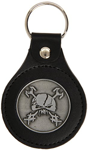 Iron Maiden Schlüsselring Final Frontier Trooper Skull offiziell Nue Leather One Size