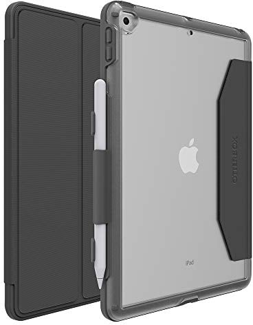 Otterbox Funda Unlimited Folio para iPad 10,2' (7.ª Gen / 8.ª Gen / 9.ª Gen),Resistente a caídas,Protector de Pantalla Integrado,Testeada con los Estándares Militares, Gris, Sin Pack Retail