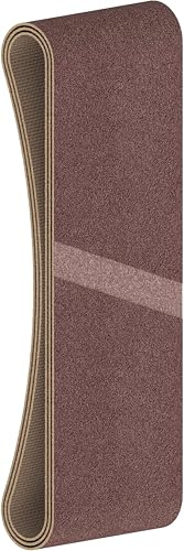 Bosch 3x PRO Paint on Wood and Hardwood X440 Schleifband für Schleifer (für Farbe auf Holz, Hartholz, 75 x 480 mm, Körnung 40, Professional Zubehör Bandschleifer)