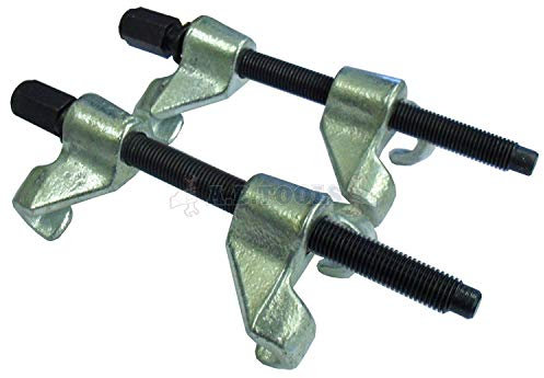 toolzone AU218 - Compressore a molla elicoidale, 2 pezzi, colore: Nero