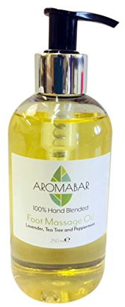 Foot Massage Oil 250ml with Lavender Peppermint & Tea Tree