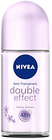 NIVEA Nivea Deo Roll-on Double Effect Violet Senses 50ml, 3er Pack (3 x 50 ml)