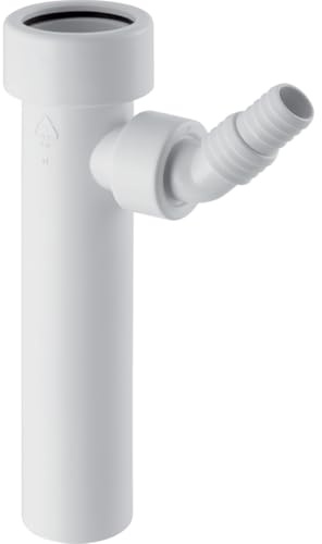 GEBERIT T-Stück für Waschmaschine aus Pp, komplett mit Reifenhalter, 40 mm, 152.274.11.1, Standard