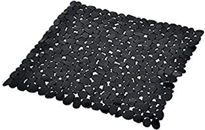 douceur d'intérieur, Fond de Douche (52 x 52 cm) Vitamine Noir, PVC