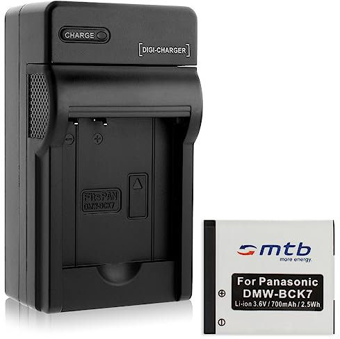 Batterie + Chargeur (Auto/Secteur) pour Panasonic DMW-BCK7 / Lumix DMC-FH, FP, FS, FT, FX...- Voir liste