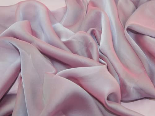 Minerva Crafts Chiffon-Stoff, kationisch, fliederfarben, Meterware