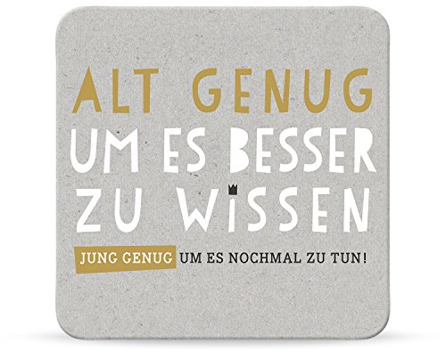 HAPPYLIFE 44594 Untersetzer »Genug«