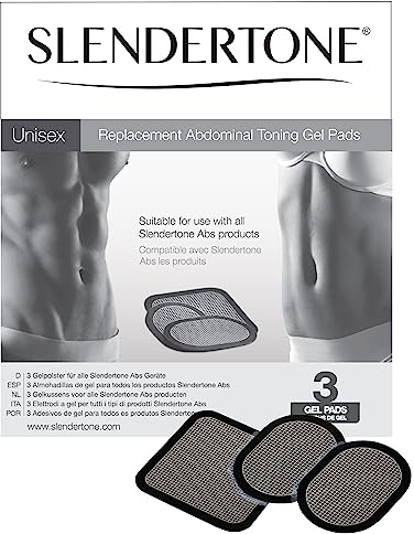 Slendertone Ersatzelektroden Gel-Pads 3er Set für alle Bauchmuskeltrainer