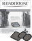Slendertone Ersatzelektroden Gel-Pads 3er Set für alle Bauchmuskeltrainer
