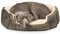 Nobby 70868 Komfortbett Oval für Hunde oder Katzen Ceno L x B x H: 45 x 40 x 19 cm, braun