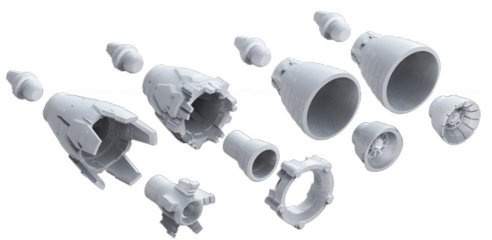 Bandai Hobby MS Vernier 01 1/144 Bandai Builder Parts Actionfigur (Box/12)