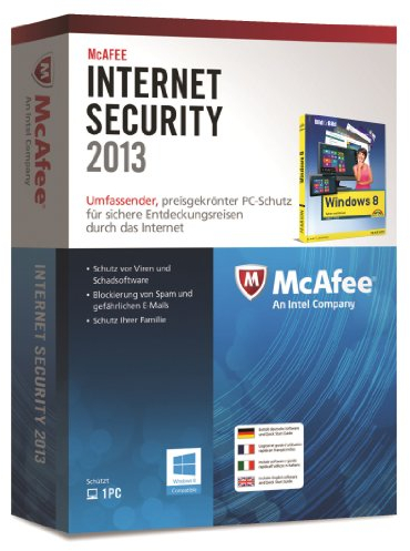 McAfee Inter Sec 2013 + Win 8 Bild f Bild Bundle