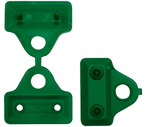 Tenax Clips Rete 5 cm Verde, Confezione da 12 Clips, Clips per Il Fissaggio di reti tessute frangivista e ombreggianti