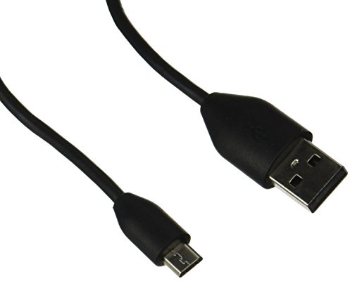 HTC Cable de datos micro USB original para teléfonos móviles Thunderbolt, Inspire 4G, Incredible 2, HD7, EVO 4G y Desire S - Embalaje no original - Negro