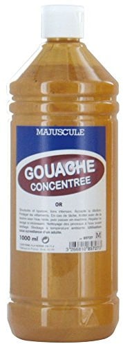 Majuscule Gouache Liquide Supérieure, Or, 1 Litre