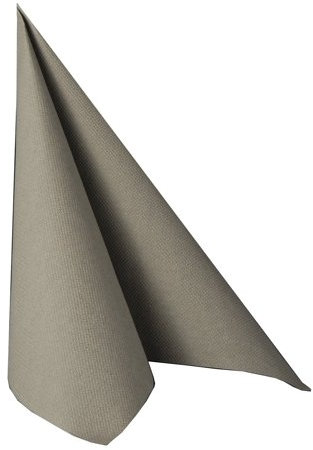 PAPSTAR 250 Servietten ROYAL Collection 1/4-Falz 40 cm x 40 cm grau