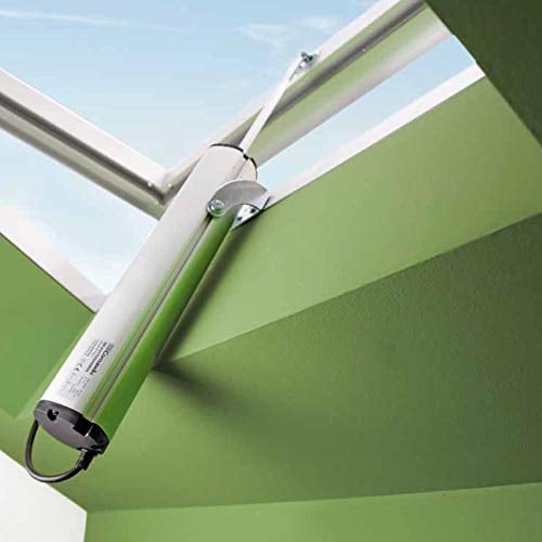 FAST 500N 230V CORSA 400 MM Motore Attuatore a stelo per finestre a sporgere, lamelle frangisole, cupole, lucernari