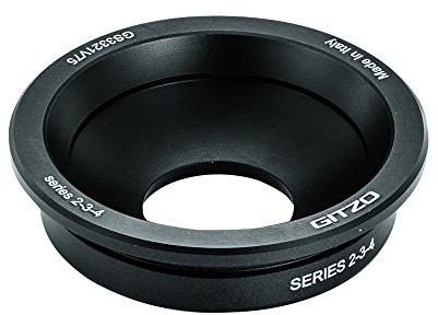 Gitzo GS3321V75 Systematic Series 3 75mm Half Bowl Video Head Adapter, Black