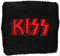 Kiss Classic Band Logo Offizielles schwarzes Baumwollschweißband Einheitsgröße