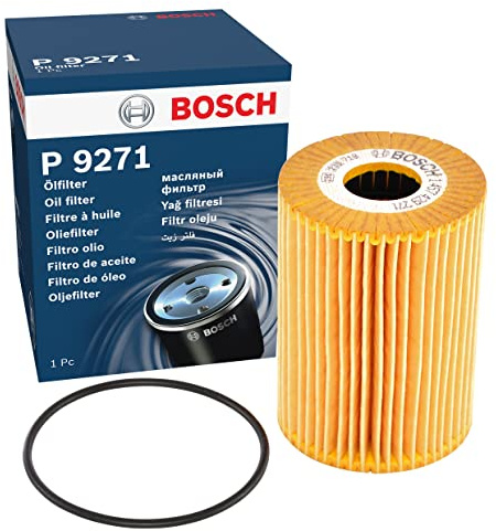 Bosch P9271 Car Oil Filter - Replacement Filter | Separates Soot and Metal Particles from Engine Oil - Provides Reliable Engine Lubrication
