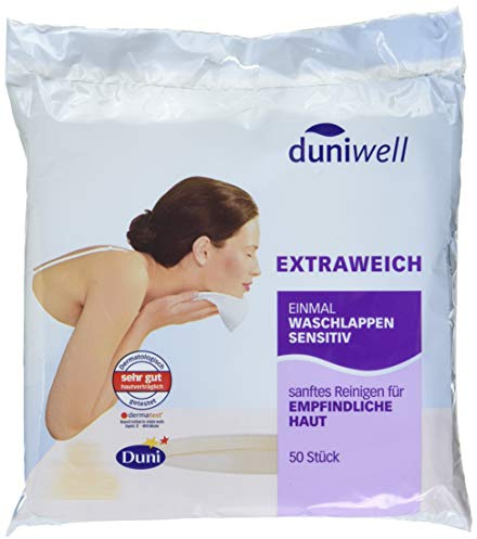Duniwell Einmalwaschlappen Sensitiv, 50 Stück