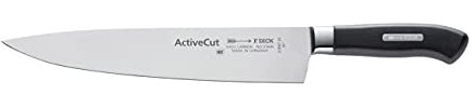 F. DICK ActiveCut Kochmesser (Klingenlänge 26 cm, Küchenmesser, Klinge X30Cr13 Stahl, Härte 54°, Messer) 89047262, Grau